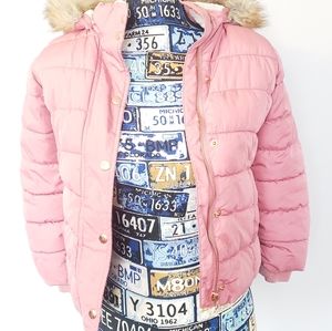 Old Navy girls puffer coat